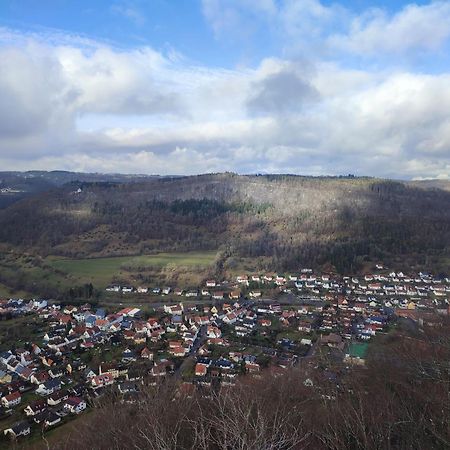 Ferienwohnung Unterm Tierstein Bad Ditzenbach Buitenkant foto